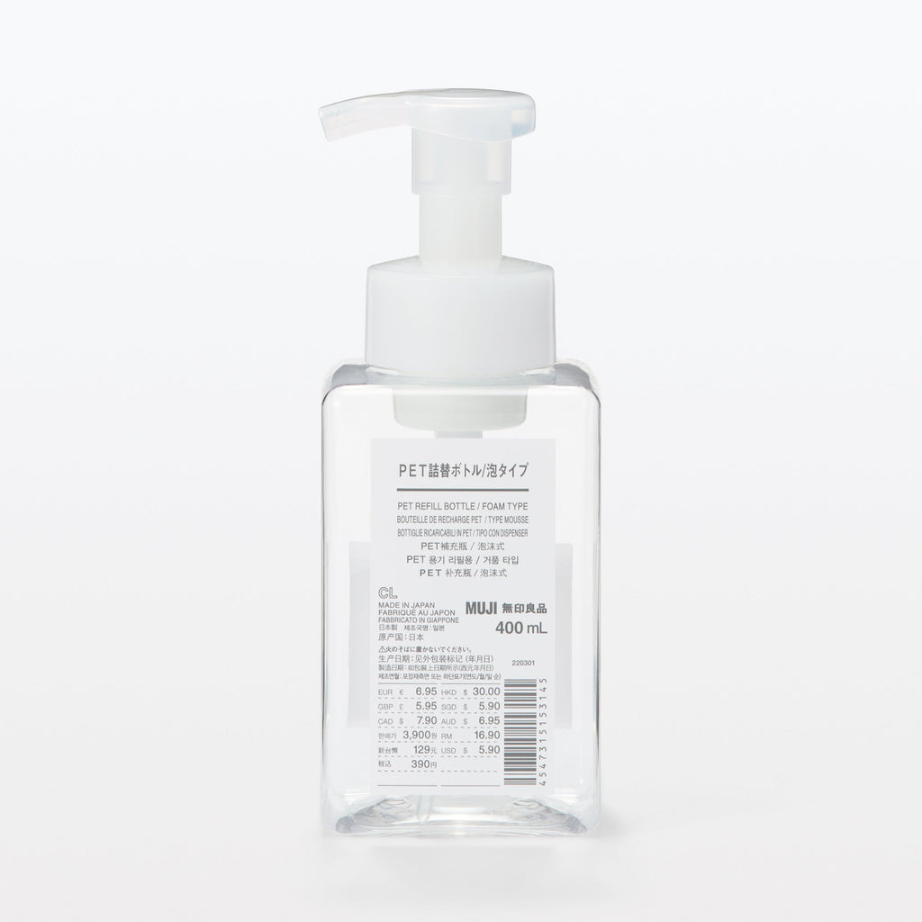 PET Refill Bottle Foam Type