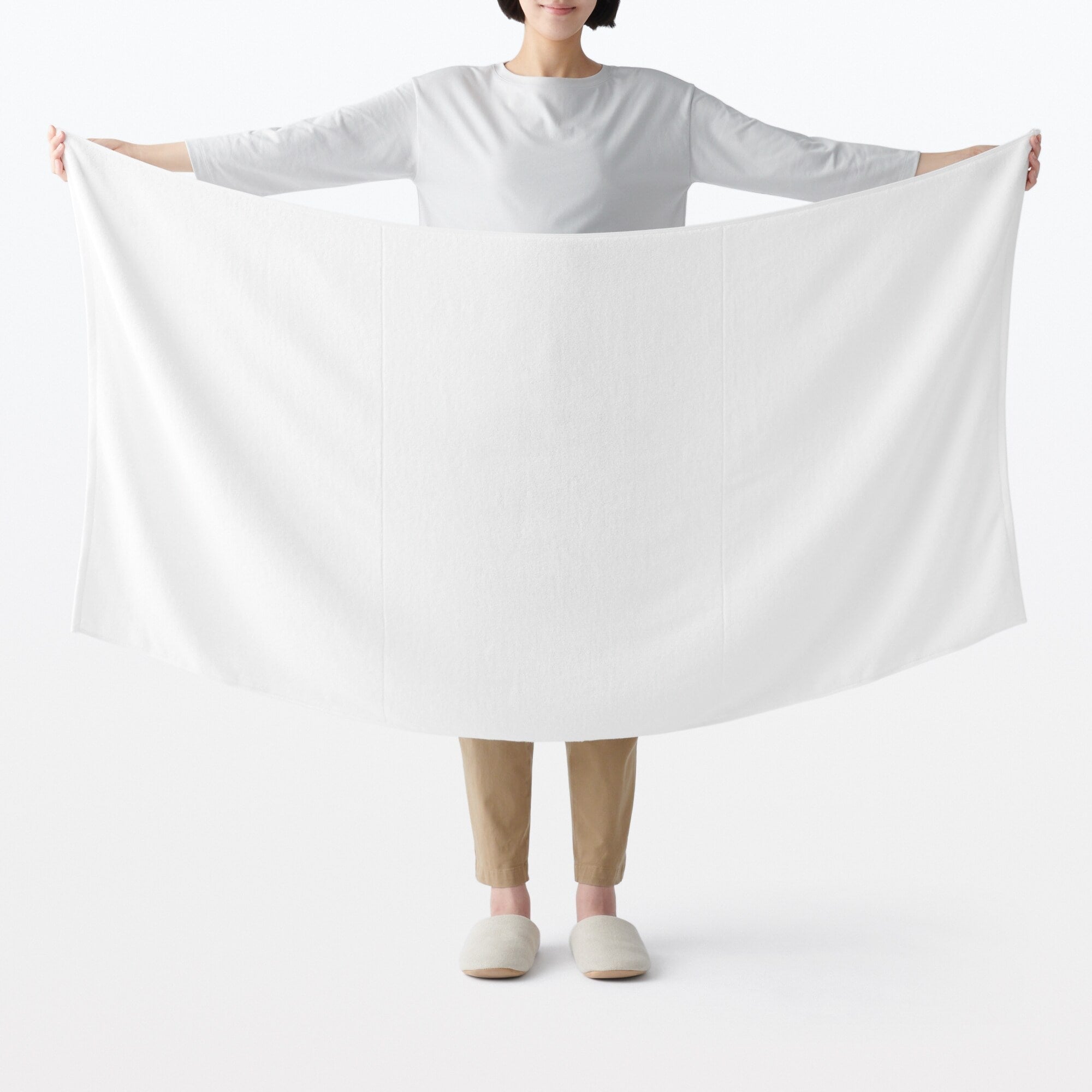 Twin Pile Large Bath Towel