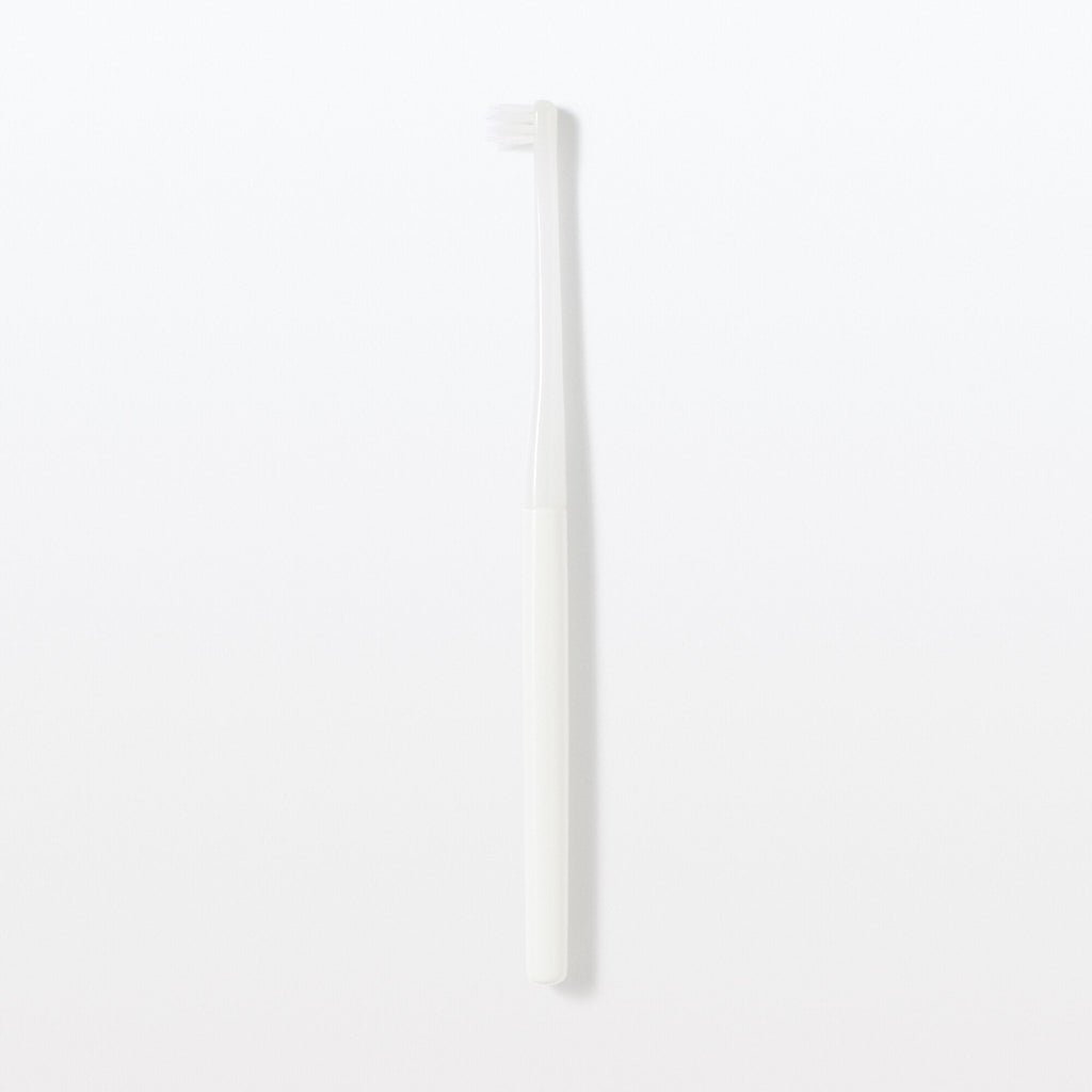 Replaceable Head Compact Soft Toothbrush - White