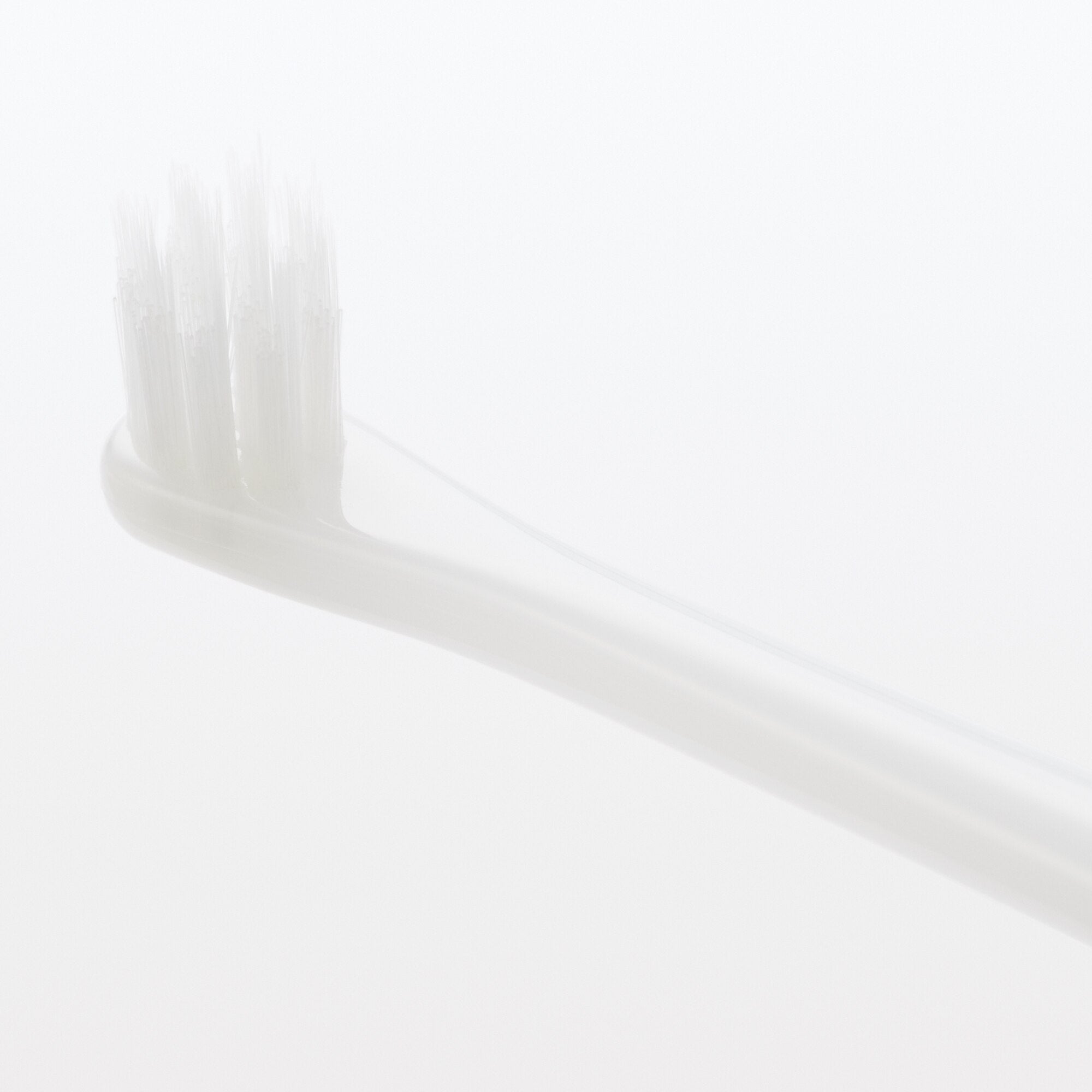 Replaceable Head Compact Soft Toothbrush - White