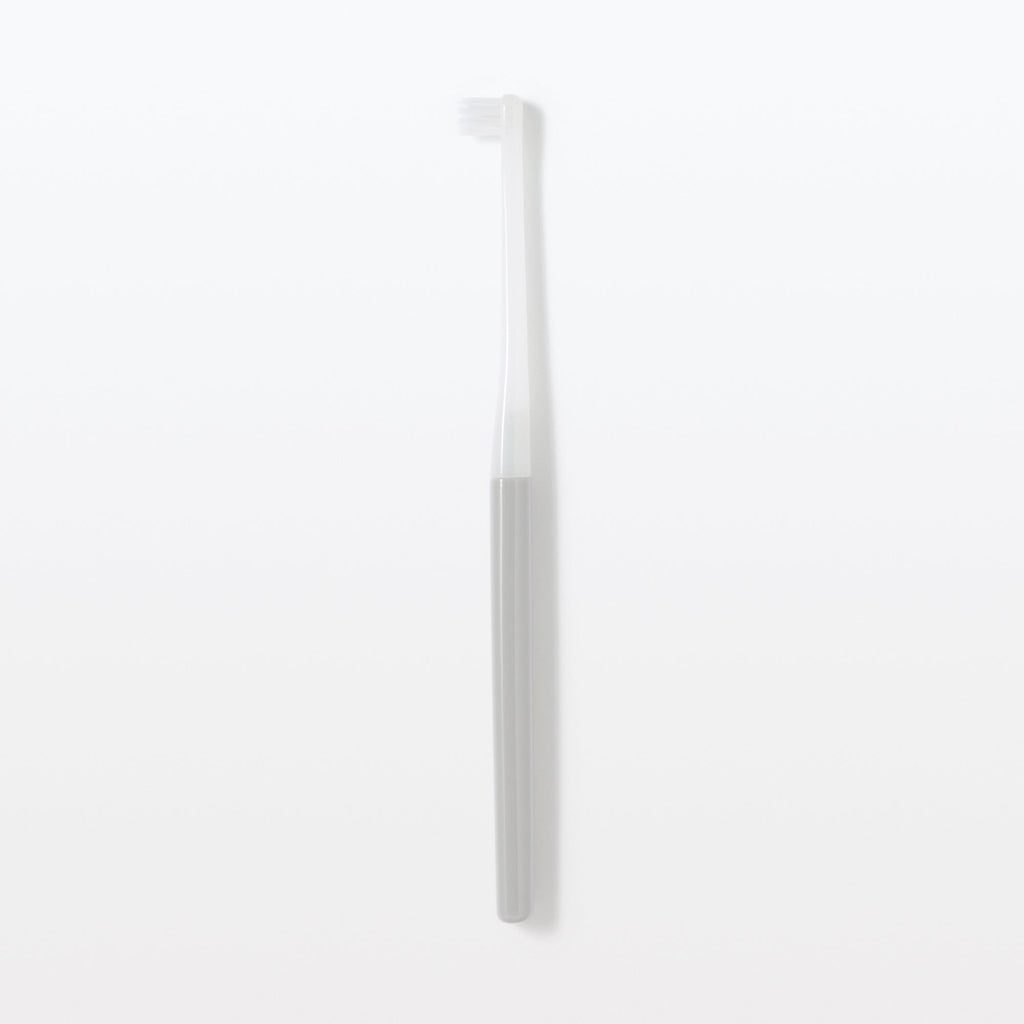 Replaceable Head Compact Medium Toothbrush - Gray