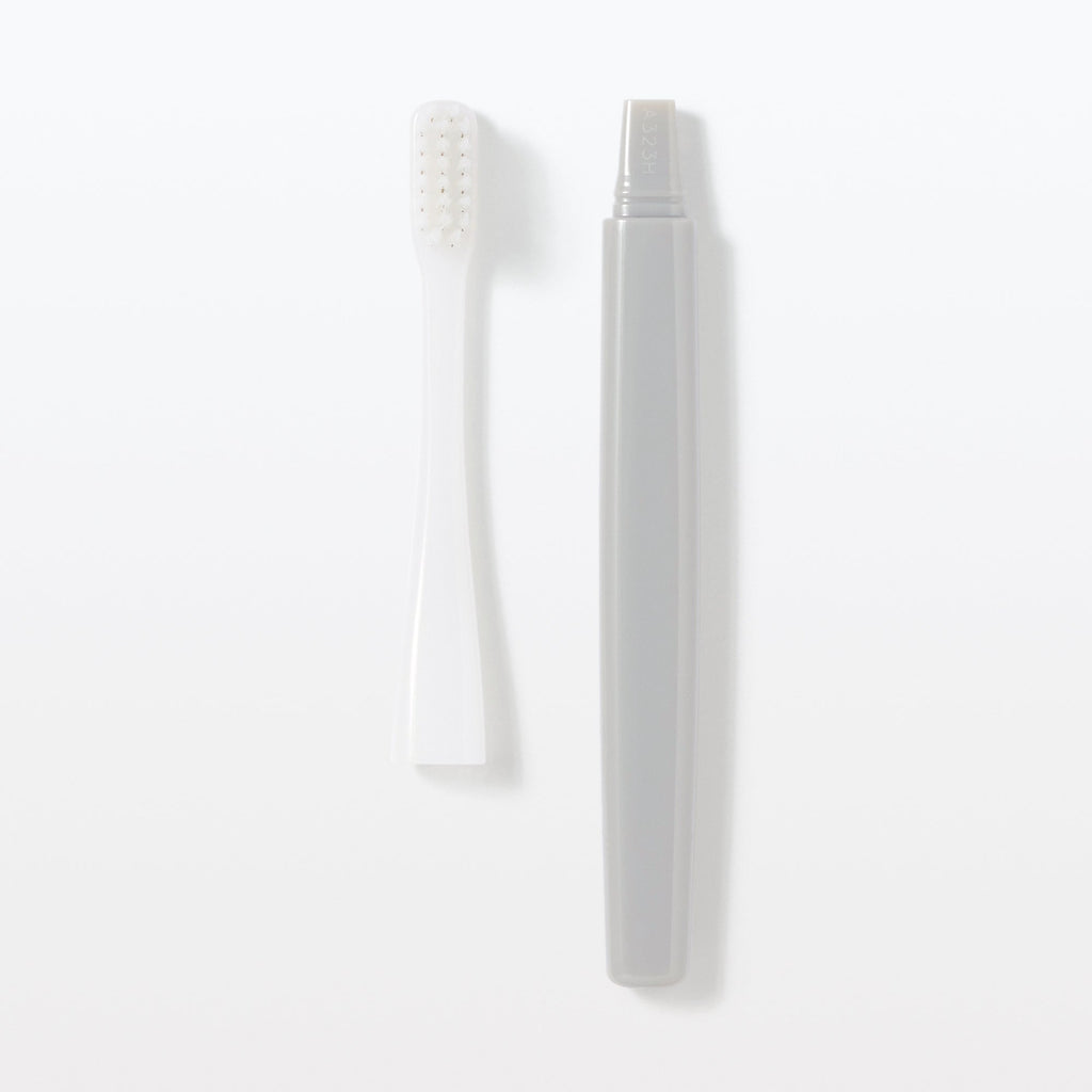 Replaceable Head Soft Toothbrush - Gray