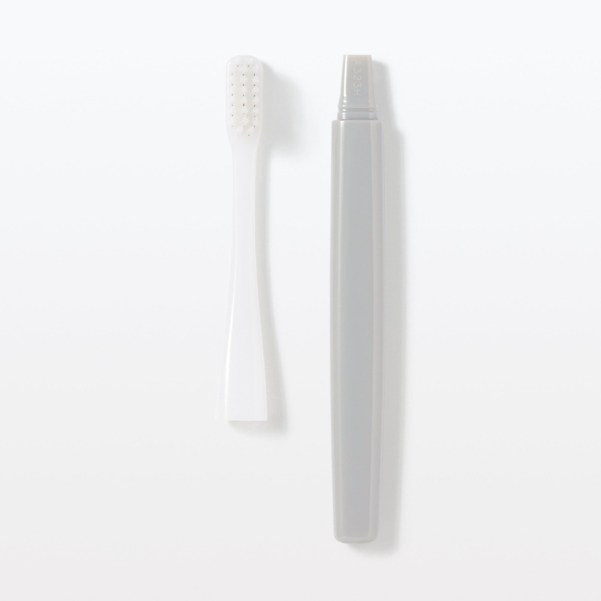 Replaceable Head Soft Toothbrush - Gray