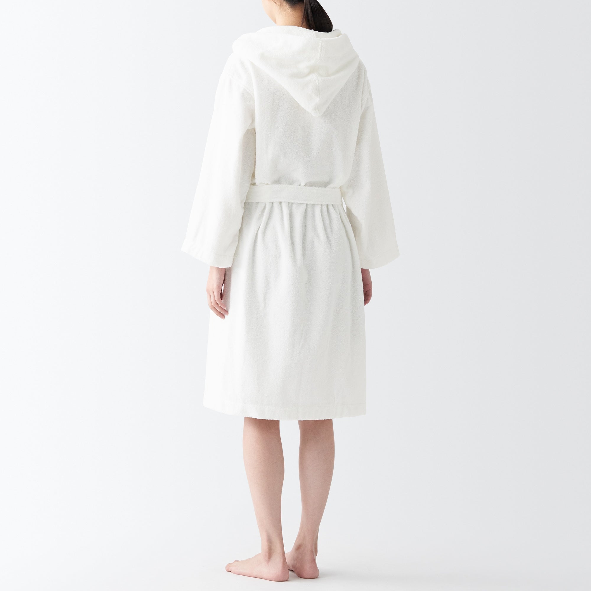 Side Seamless Pile Bathrobe