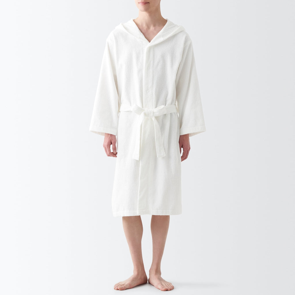 Side Seamless Pile Bathrobe