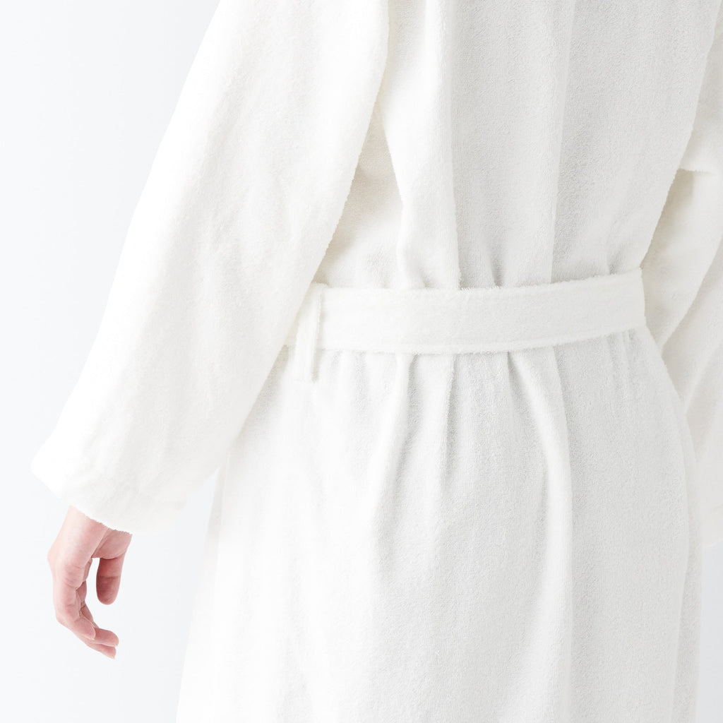 Side Seamless Pile Bathrobe