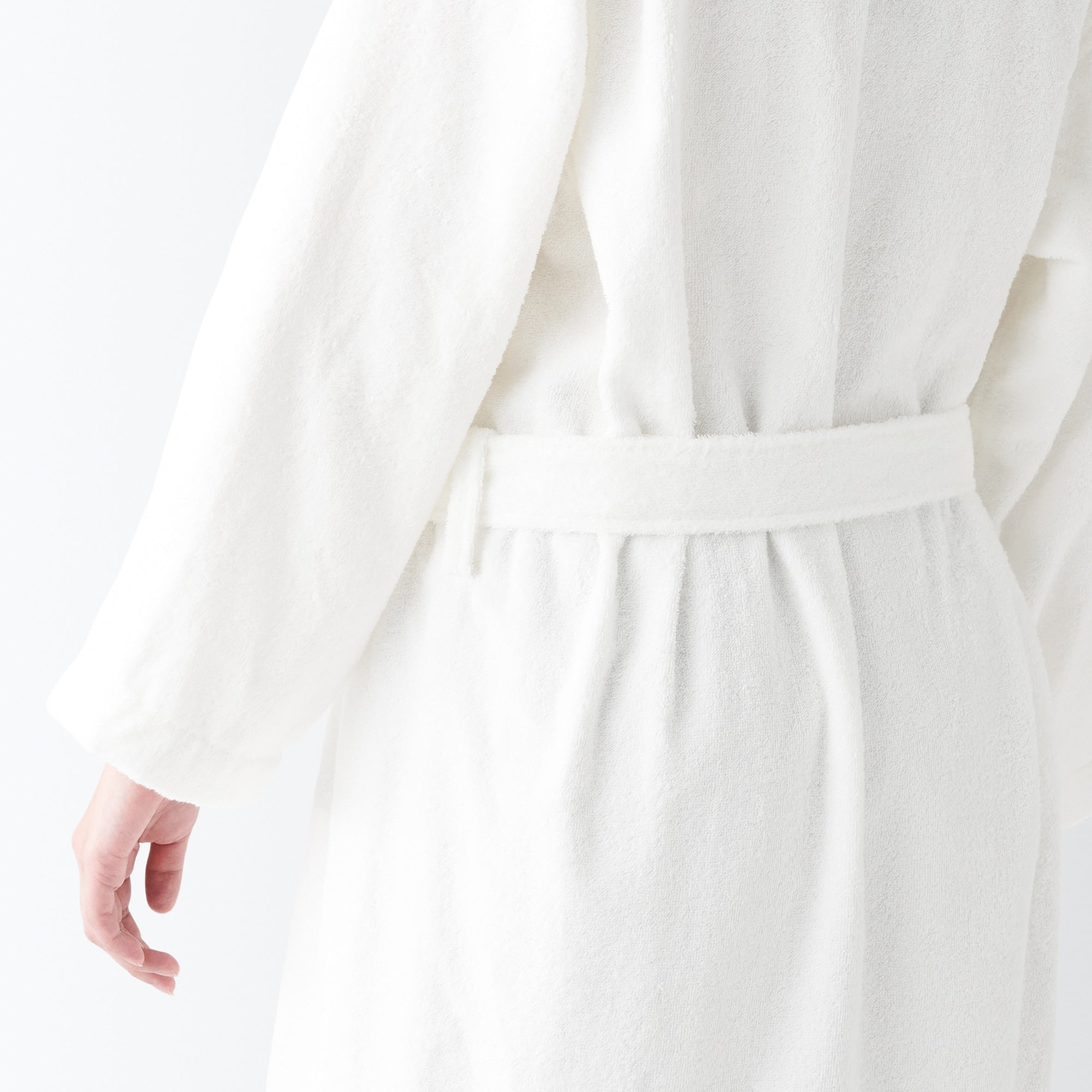 Side Seamless Pile Bathrobe