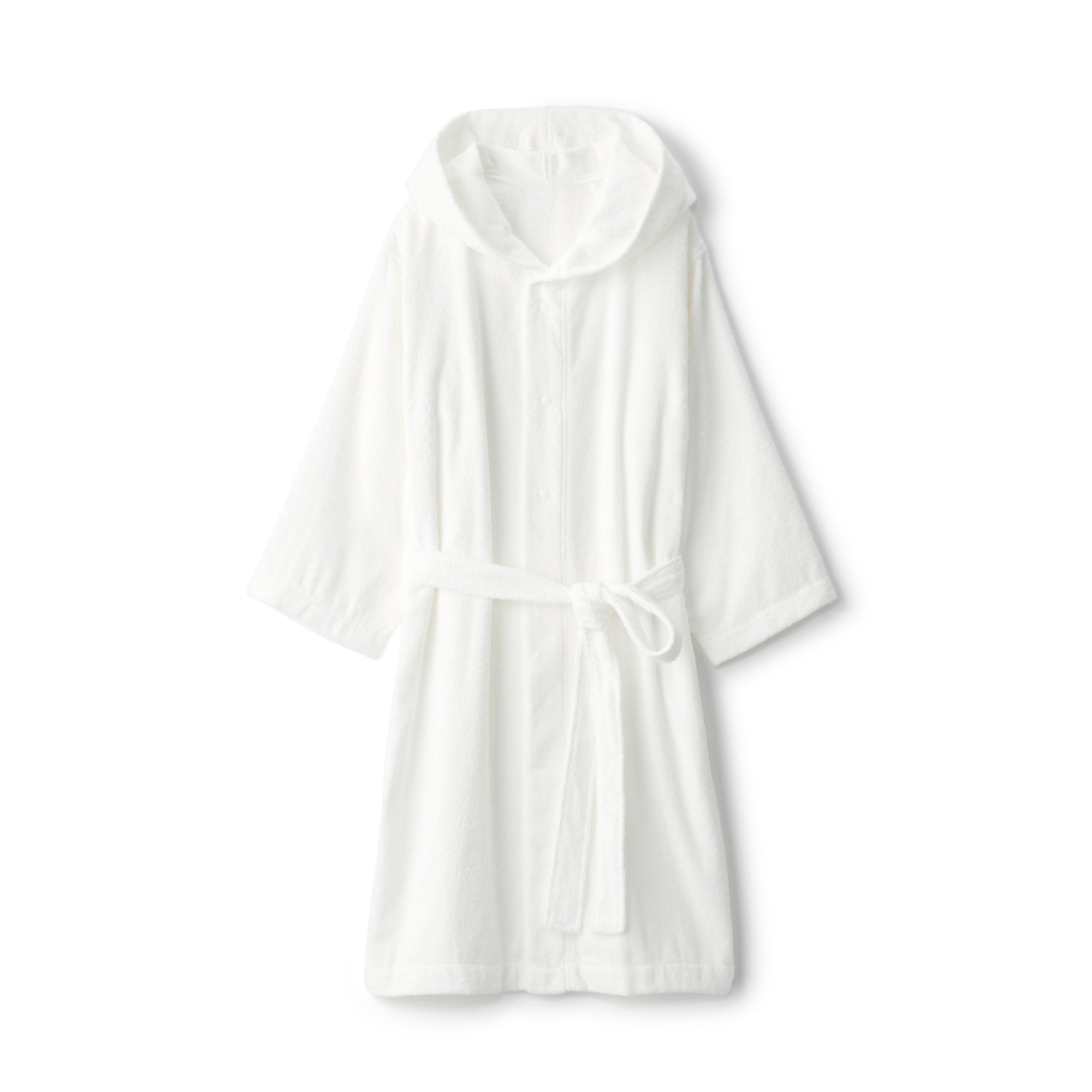 Side Seamless Pile Bathrobe