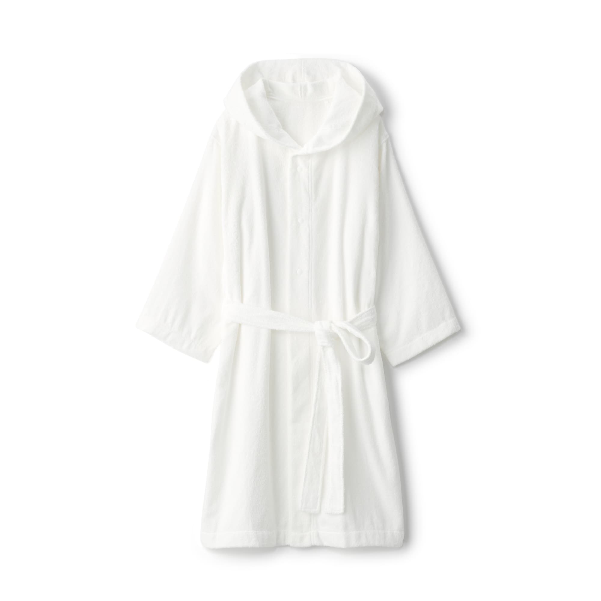 Side Seamless Pile Bathrobe