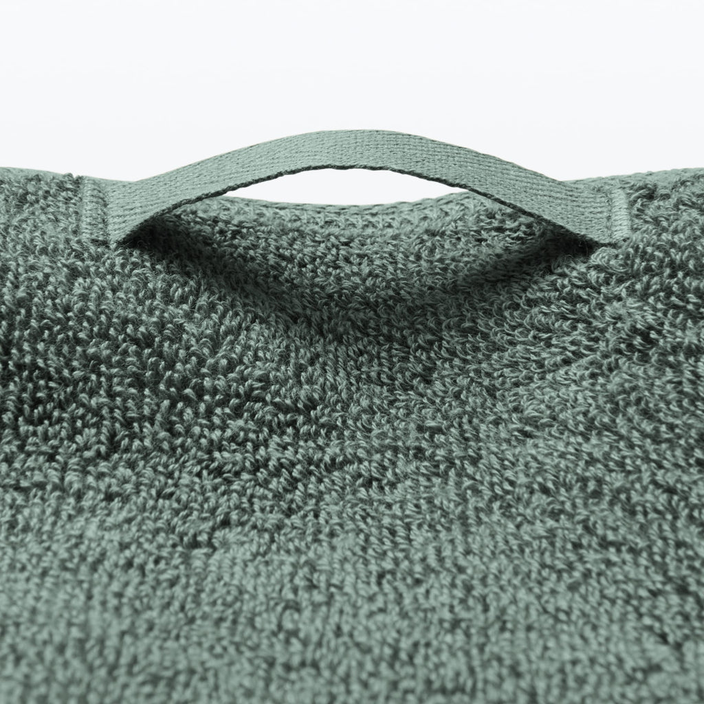 Twin Pile Small Bath Towel with Loop