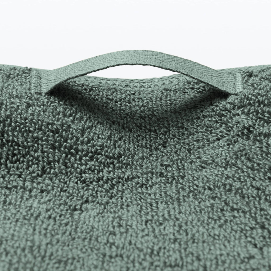 Twin Pile Small Bath Towel with Loop