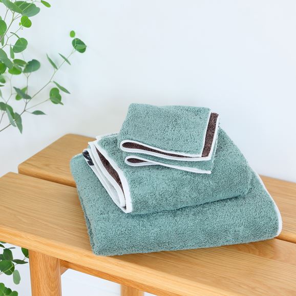 MUJI IDÉE Repos Hand Towel - Sage Green