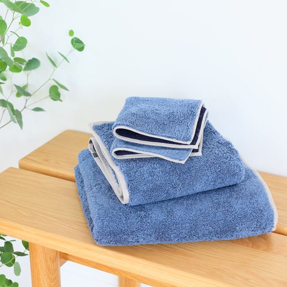 MUJI IDÉE Repos Mini Bath Towel - Jay Blue